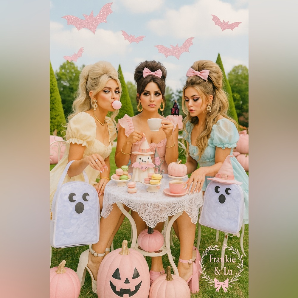 Clear Ghost Backpack Transparent Halloween Bag Cu… - image 1